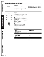 Предварительный просмотр 14 страницы GE JE1140BC Owner'S Manual