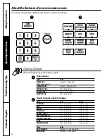 Preview for 8 page of GE JE1160 Owner'S Manual