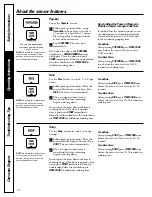 Preview for 14 page of GE JE1160 Owner'S Manual