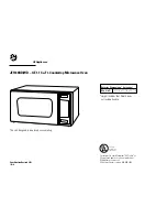 GE JE1160WD Datasheet preview