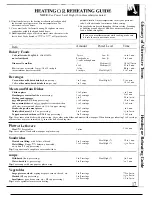 Предварительный просмотр 17 страницы GE JE1237T Use And Care & Cooking Manual