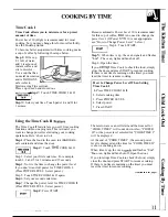 Preview for 11 page of GE JE1240 Use And Care & Cooking Manual