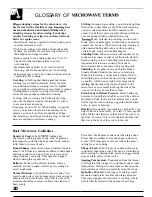 Preview for 20 page of GE JE1240 Use And Care & Cooking Manual