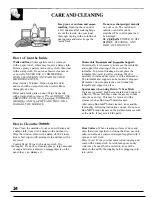 Preview for 24 page of GE JE1240 Use And Care & Cooking Manual