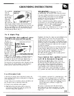 Preview for 25 page of GE JE1240 Use And Care & Cooking Manual