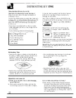 Preview for 12 page of GE JE1240L Use And Care & Cooking Manual