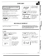 Preview for 13 page of GE JE1240L Use And Care & Cooking Manual