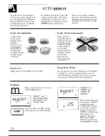 Preview for 14 page of GE JE1240L Use And Care & Cooking Manual