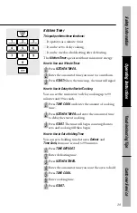 Предварительный просмотр 29 страницы GE JE1340 Owner'S Manual