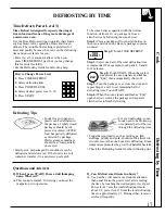 Preview for 17 page of GE JE1340 Use And Care & Cooking Manual