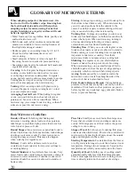 Preview for 20 page of GE JE1340 Use And Care & Cooking Manual