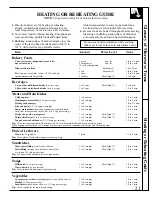 Preview for 21 page of GE JE1340 Use And Care & Cooking Manual