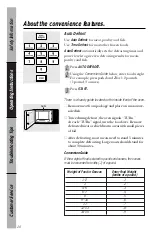 Preview for 26 page of GE JE1340GA Owner'S Manual