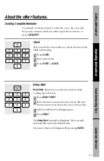 Preview for 27 page of GE JE1340GA Owner'S Manual