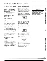 Preview for 7 page of GE JE1425L Use And Care & Cooking Manual