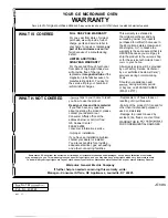 Preview for 36 page of GE JE1455L Use And Care & Cooking Manual