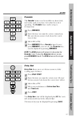 Preview for 27 page of GE JE1460 Owner'S Manual