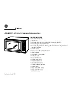 Preview for 2 page of GE JE1460BF Datasheet