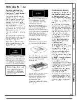 Preview for 9 page of GE JE1468K Use & Care Manual