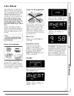 Preview for 17 page of GE JE1468K Use & Care Manual