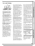 Preview for 33 page of GE JE1468K Use & Care Manual