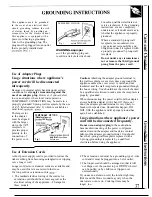 Preview for 37 page of GE JE1468L Use And Care & Cooking Manual