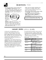 Preview for 6 page of GE JE1530 Use And Care & Cooking Manual