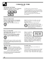 Preview for 12 page of GE JE1550GW Use And Care & Cooking Manual