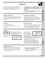 Preview for 17 page of GE JE1550GW Use And Care & Cooking Manual