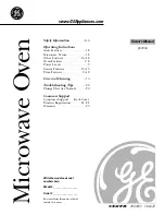 GE JE2160 Owner'S Manual preview