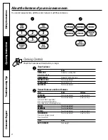 Preview for 8 page of GE JE2160 Owner'S Manual