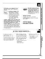 Preview for 5 page of GE JE48A Use & Care & Cooking Manual