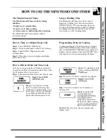 Preview for 9 page of GE JE48A Use & Care & Cooking Manual