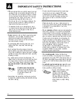 Preview for 4 page of GE JE692T Use And Care & Cooking Manual