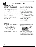 Preview for 10 page of GE JE692T Use And Care & Cooking Manual