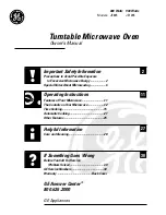 GE JE835 Owner'S Manual предпросмотр