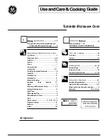 Preview for 1 page of GE JE925T Use And Care & Cooking Manual