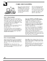 Preview for 20 page of GE JE925T Use And Care & Cooking Manual