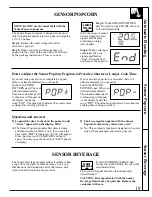 Предварительный просмотр 19 страницы GE JEB1055 Use And Care Manual