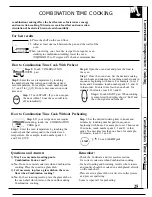 Preview for 25 page of GE JEB1090 Use And Care Manual