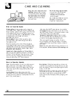 Preview for 30 page of GE JEB1090 Use And Care Manual