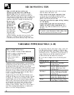 Preview for 6 page of GE JEB1095 Use And Care Manual