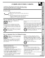 Preview for 25 page of GE JEB1095 Use And Care Manual