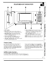 Preview for 7 page of GE JEM25 Use And Care & Cooking Manual