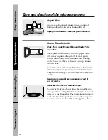 Предварительный просмотр 28 страницы GE JEM25DMWW Owner'S Manual