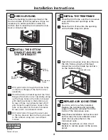 Preview for 4 page of GE JEM31WF - Spacemaker II Microwave Oven Installation Instructions