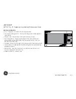 Предварительный просмотр 2 страницы GE JES0736SPSS Dimensions And Installation Information