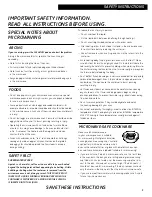 Предварительный просмотр 3 страницы GE JES0737 Operating Instructions Manual