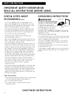 Предварительный просмотр 4 страницы GE JES0737 Operating Instructions Manual