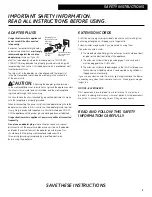 Preview for 5 page of GE JES0737 Operating Instructions Manual